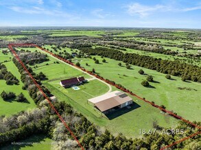12488 Eastline Rd, Trenton, TX - AERIAL map view