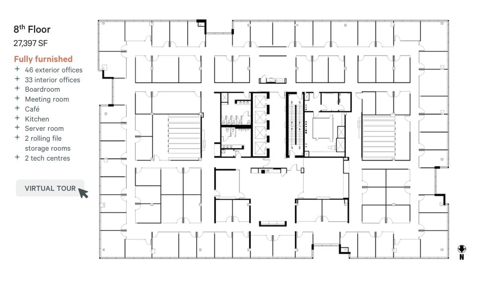 207 9th Ave SW, Calgary, AB for lease Floor Plan- Image 1 of 1