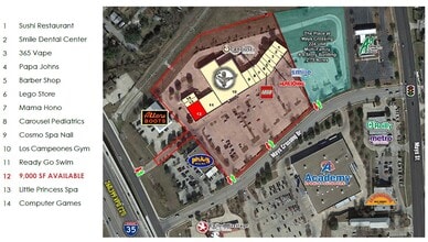 1201 I 35 N Frontage rd, Round Rock, TX for lease Floor Plan- Image 1 of 1