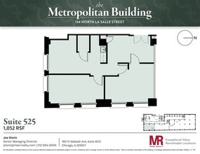 134 N LaSalle St, Chicago, IL à louer Plan d’étage- Image 1 de 6