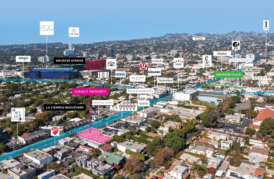 438-444 N La Cienega Blvd, Los Angeles, CA à vendre - Photo du bâtiment - Image 2 de 9
