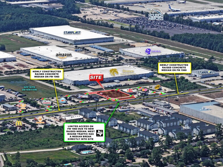 FM 1960 & Kenswick Rd, Humble, TX à louer - Aérien - Image 2 de 4