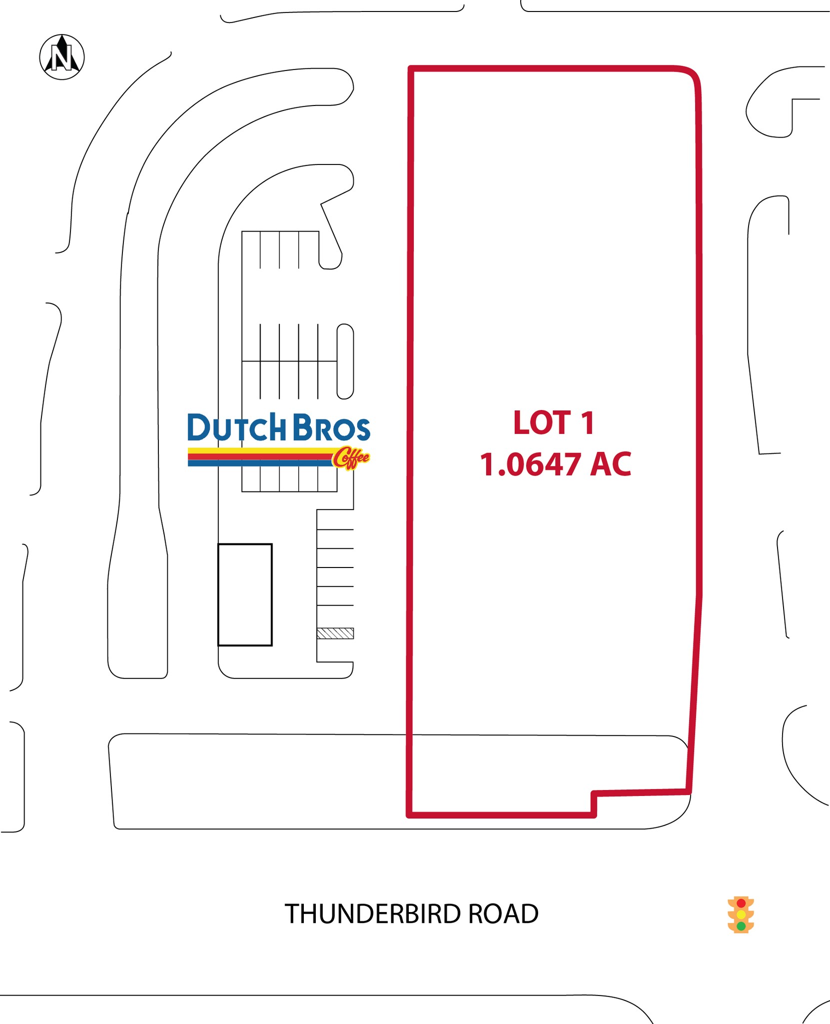 2810 Thunderbird Rd, Phoenix, AZ à louer Plan de site- Image 1 de 3