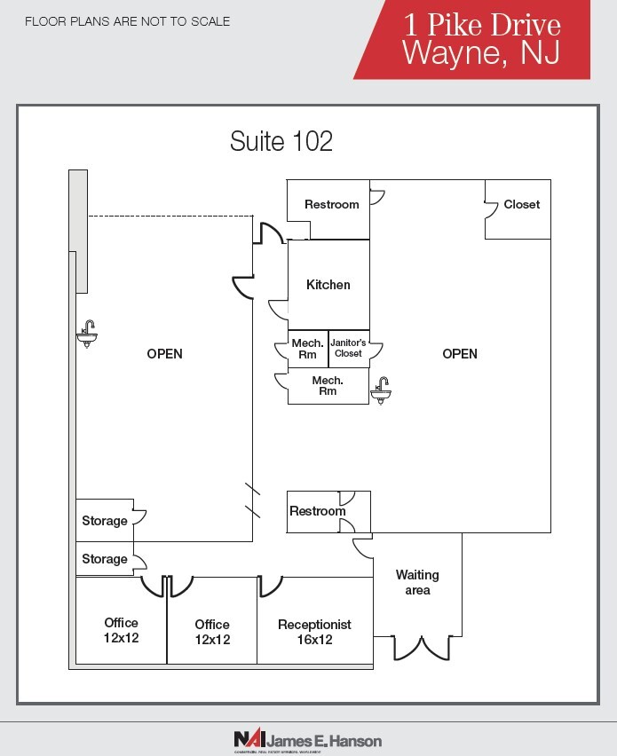 1 Pike Dr, Wayne, NJ for lease Floor Plan- Image 1 of 1