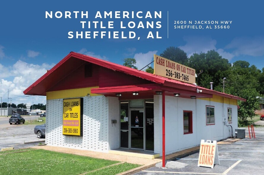 2600 N Jackson Hwy, Sheffield, AL à vendre - Photo du bâtiment - Image 1 de 5