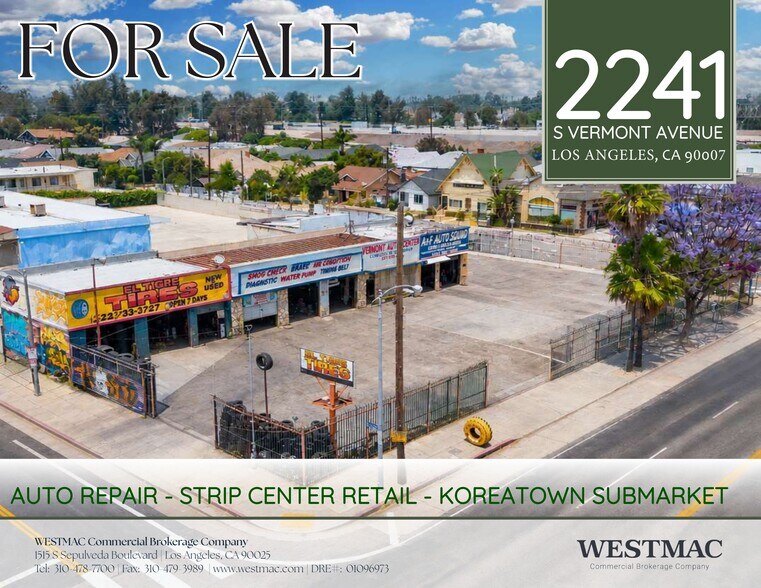 2241 S Vermont Ave, Los Angeles, CA à vendre - Photo du bâtiment - Image 2 de 9