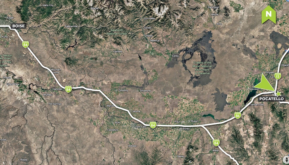 1600 Pocatello Creek Rd, Pocatello, ID for sale - Aerial - Image 3 of 5