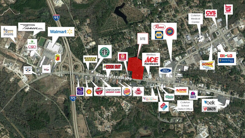 1160 Bells Hwy, Walterboro, SC à vendre - Photo du bâtiment - Image 2 de 4