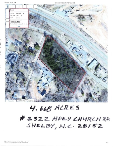 2330 HOEY CHURCH ROAD, Shelby, NC for sale - Building Photo - Image 3 of 8