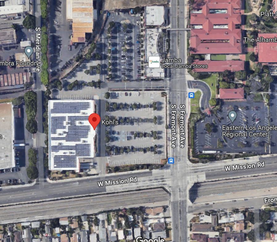 1131 S Fremont Ave, Alhambra, CA for lease Aerial- Image 1 of 2