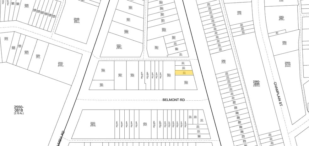 2406-2410 18th St NW, Washington, DC for lease - Plat Map - Image 2 of 12