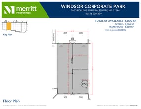 2601 N Rolling Rd, Windsor Mill, MD for lease Floor Plan- Image 1 of 1