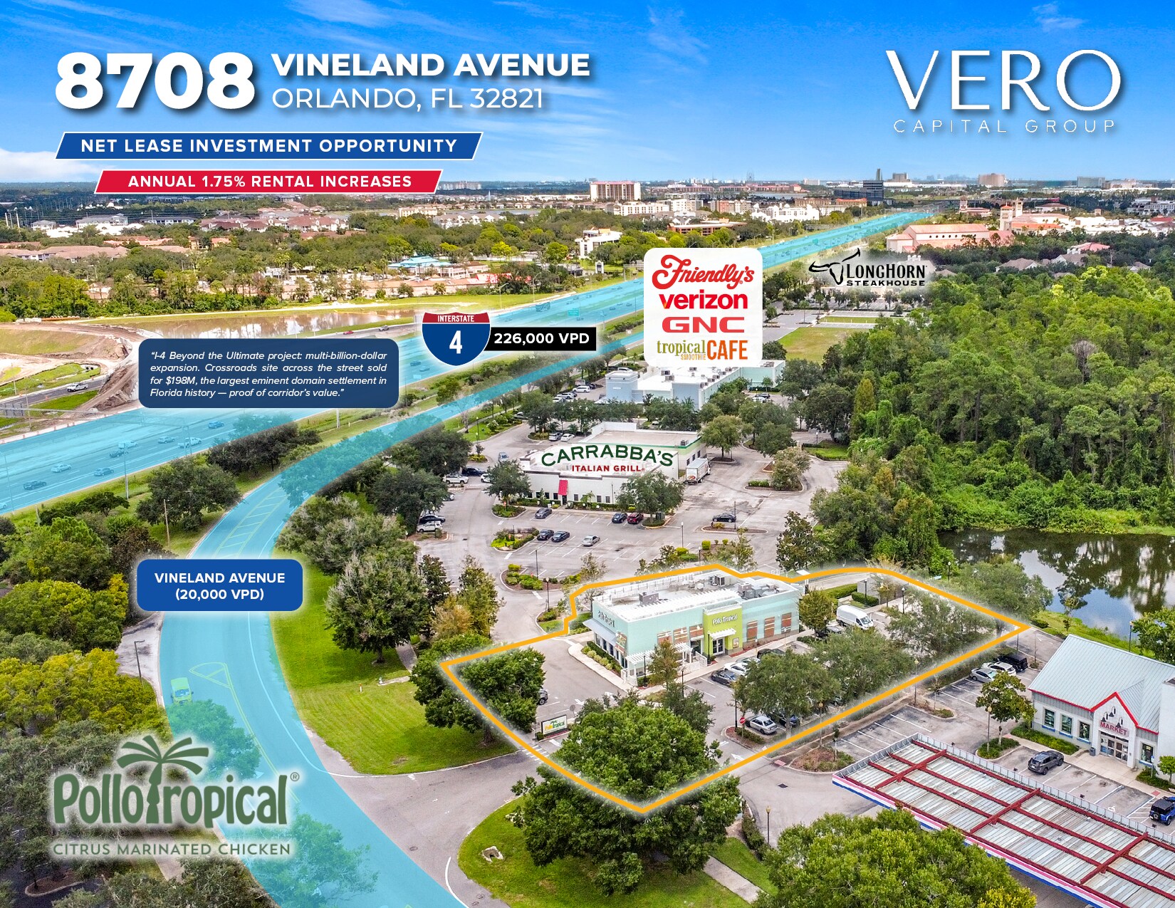 8708 Vineland Ave, Orlando, FL à vendre Photo du bâtiment- Image 1 de 9