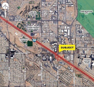 3545 E Irvington Rd, Tucson, AZ à louer - Aérien - Image 3 de 3