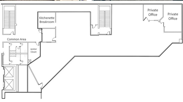 23 Public Square, Belleville, IL à louer Plan d’étage- Image 1 de 7