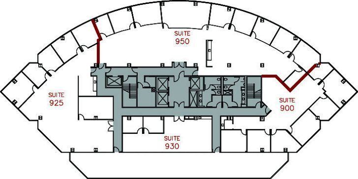 9255 Towne Centre Dr, San Diego, CA for lease Floor Plan- Image 1 of 11