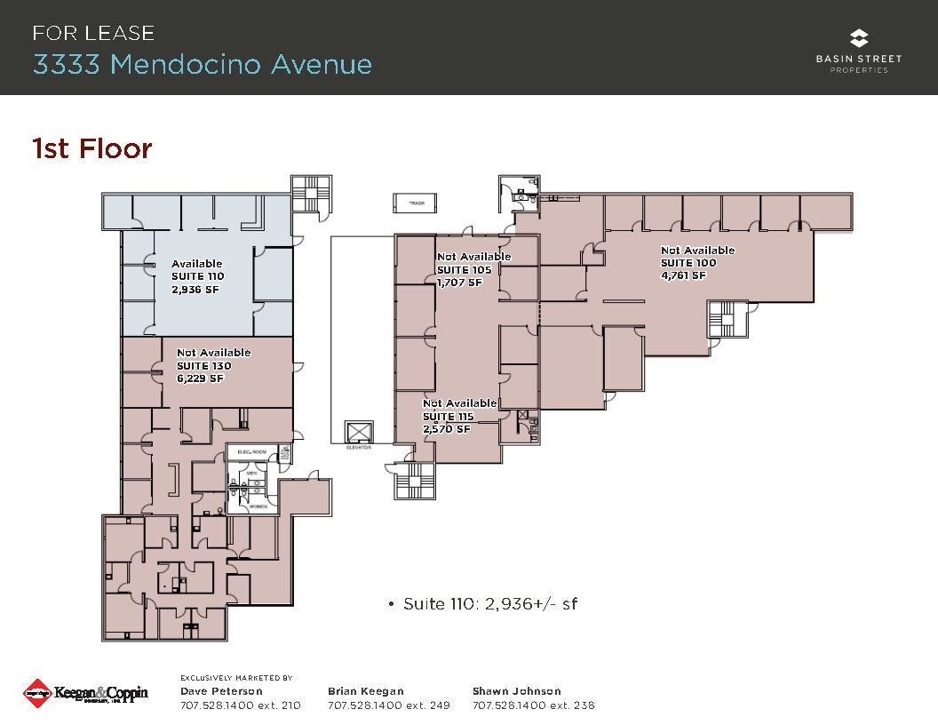 3333 Mendocino Ave, Santa Rosa, CA for lease Floor Plan- Image 1 of 1