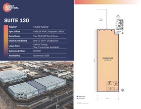 748 W Sunset Rd, Henderson, NV à louer Plan d’étage- Image 1 de 3