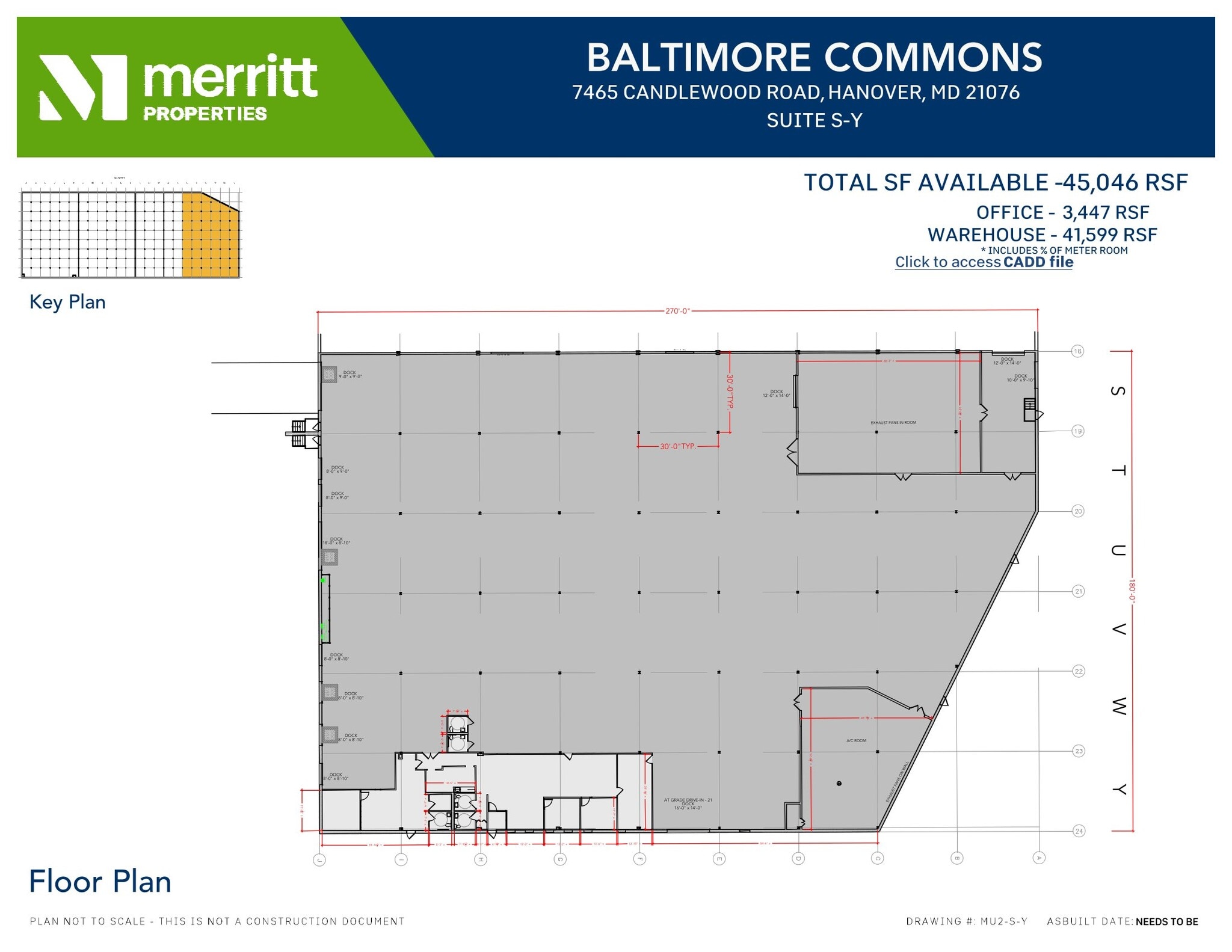 7455 New Ridge Rd, Hanover, MD for lease Floor Plan- Image 1 of 2