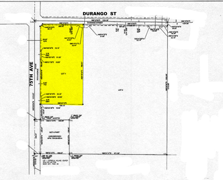 2155 S 75th Ave, Phoenix, AZ for sale - Plat Map - Image 1 of 1