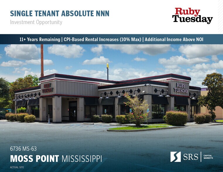 6736 Highway 63, Moss Point, MS à vendre - Photo du bâtiment - Image 1 de 4