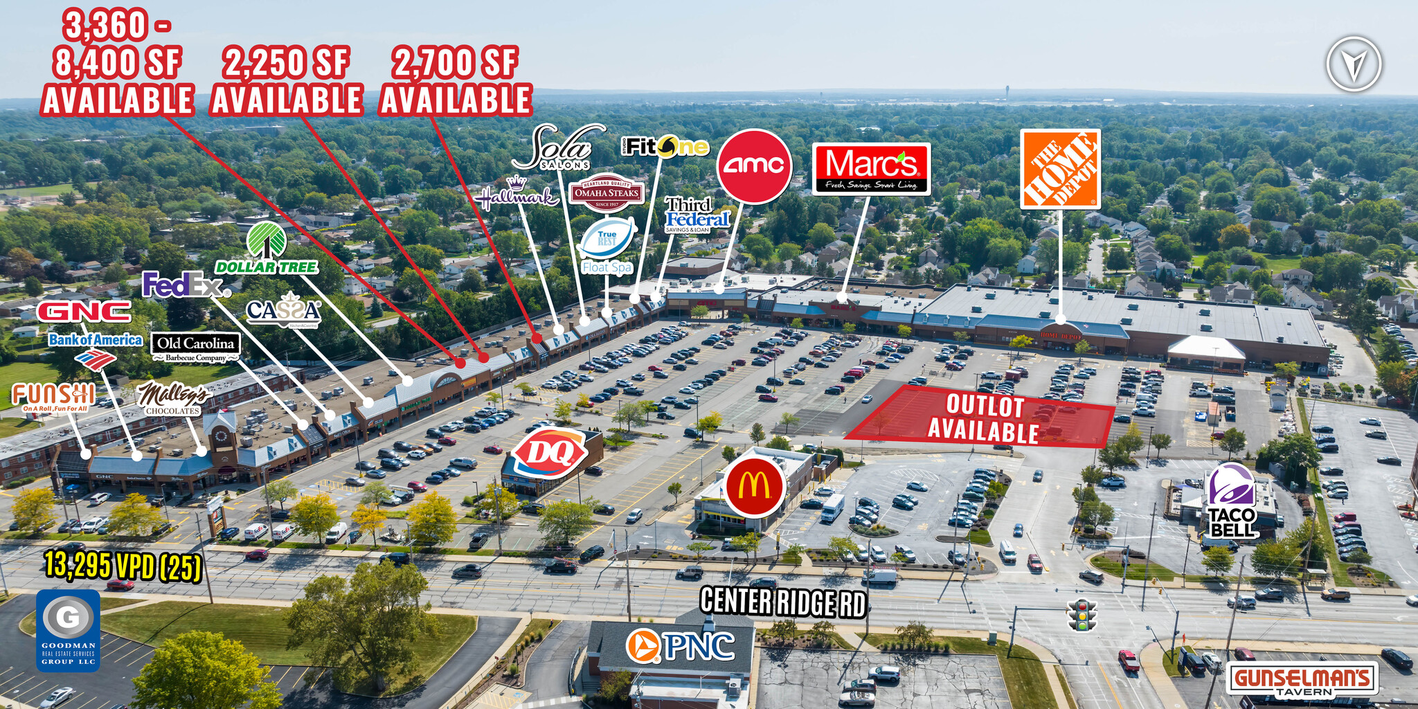 21627-21651 Center Ridge Rd, Rocky River, OH à louer Aérien- Image 1 de 20