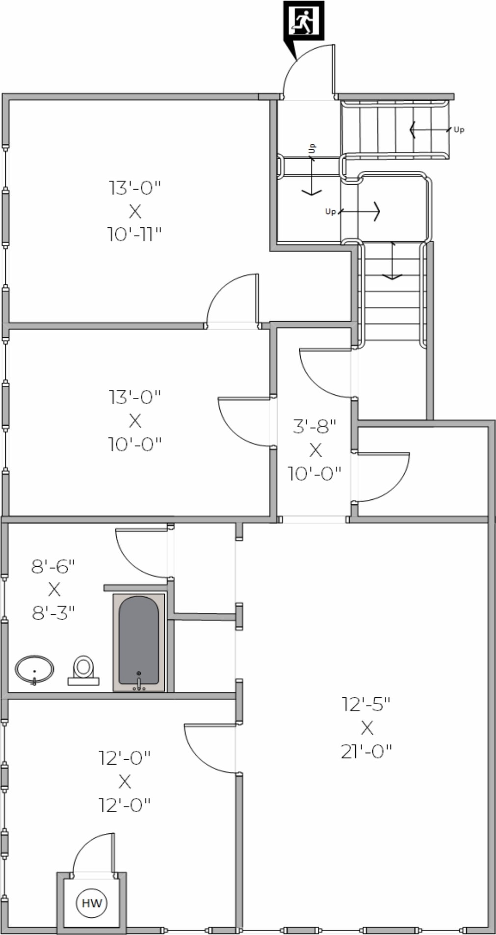 101 N Austin St, Denton, TX for lease Floor Plan- Image 1 of 1