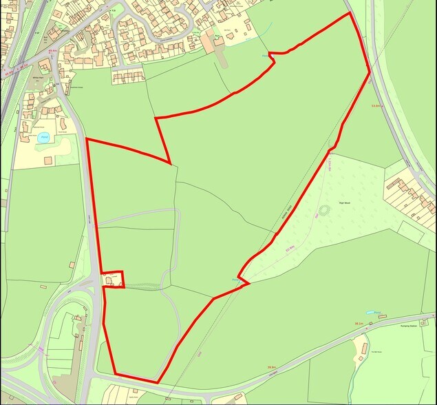 Hurst Ln, Hindlip à vendre - Plan cadastral - Image 3 de 6