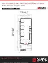 821 W Broad St, Falls Church, VA à vendre Plan d’étage- Image 1 de 1