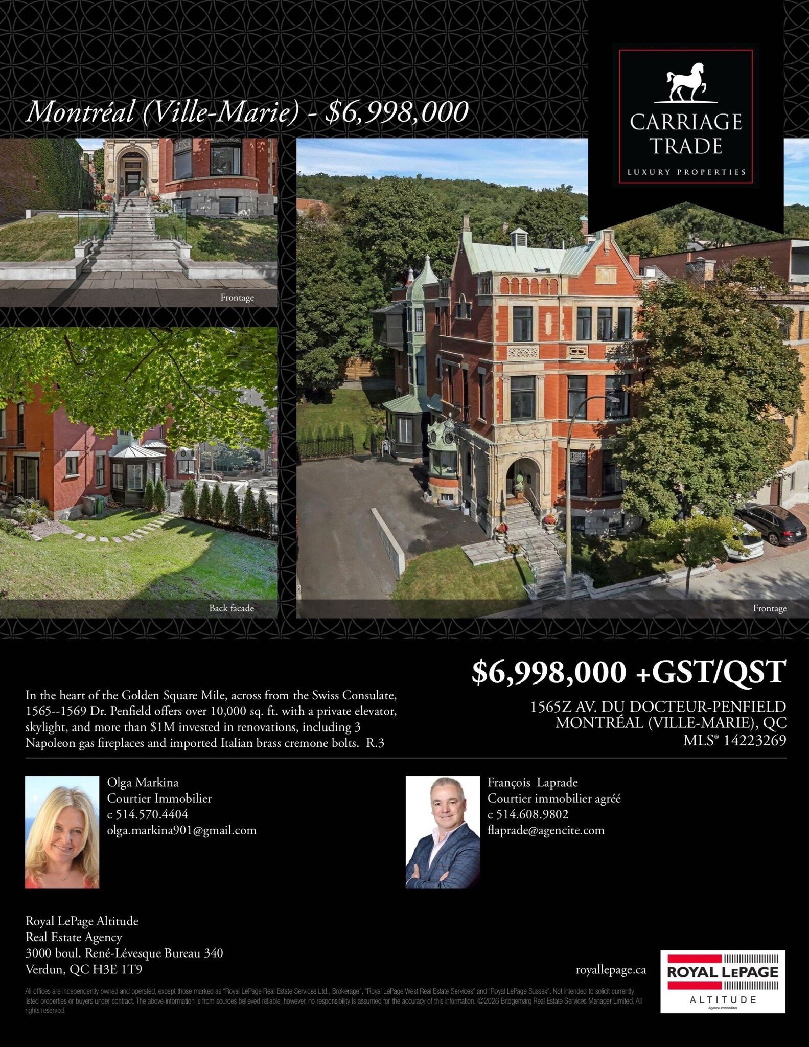 1565 Av Du Docteur-Penfield, Montréal, QC à vendre Photo principale- Image 1 de 4