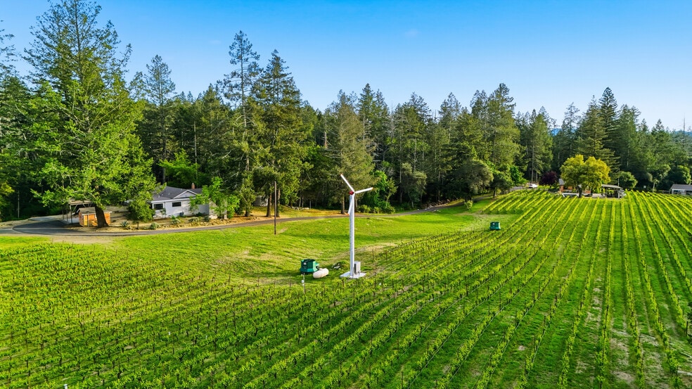 425 Cold Springs Rd, Angwin, CA for sale - Aerial - Image 2 of 4