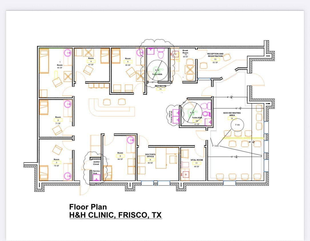 11655 Independence Pky, Frisco, TX à louer Plan d’étage- Image 1 de 1