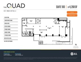 6320 E Thomas Rd, Scottsdale, AZ à louer Plan d’étage- Image 1 de 22