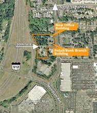 2910 S Meridian, Puyallup, WA - Aerial map view