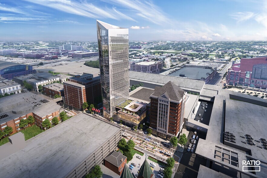 201 S Capitol Ave, Indianapolis, IN à louer - Photo du bâtiment - Image 2 de 16