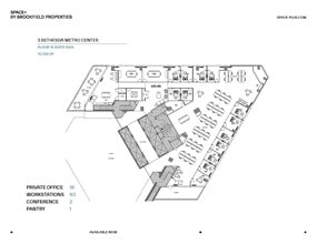 3 Bethesda Metro Center, Bethesda, MD for lease Floor Plan- Image 1 of 1