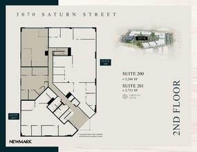 3010-3070 Saturn St, Brea, CA à louer Plan d’étage- Image 1 de 1