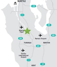 NE Corner E. Marginal Way S. & S. Boeing Access Rd, Tukwila, WA for lease Map- Image 2 of 2