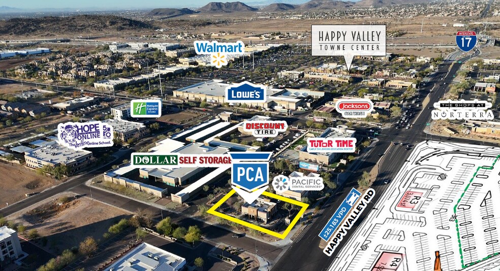 2207 W Happy Valley Rd, Phoenix, AZ à louer - Photo du bâtiment - Image 2 de 7