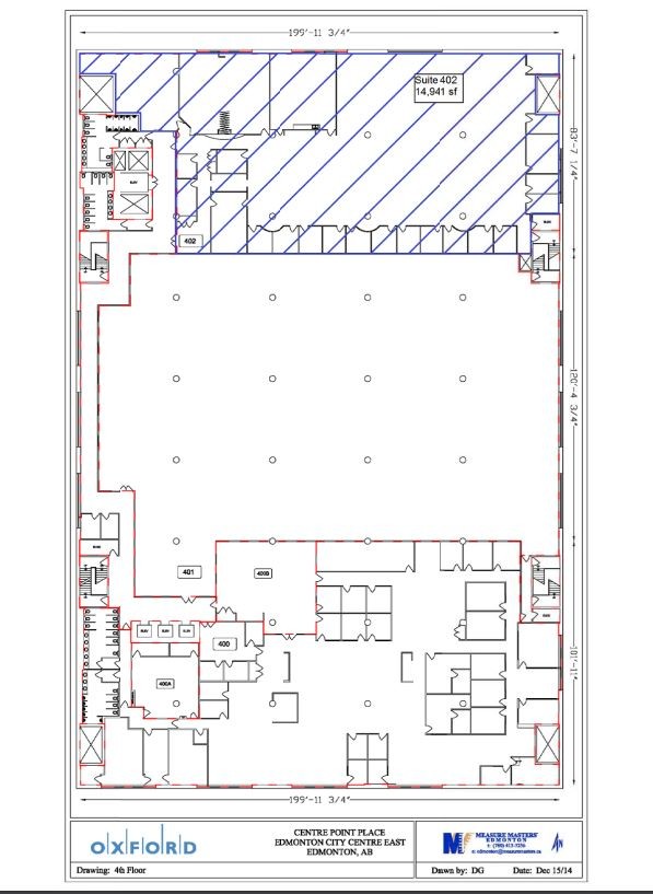 10205 101 St NW, Edmonton, AB for lease Floor Plan- Image 1 of 2