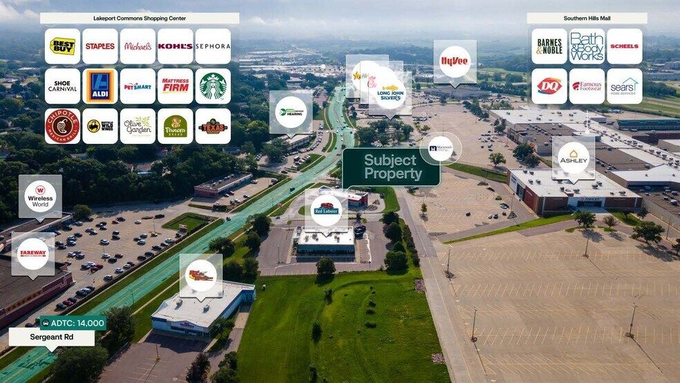 4298 Sergeant Rd, Sioux City, IA à vendre - Photo du bâtiment - Image 2 de 2