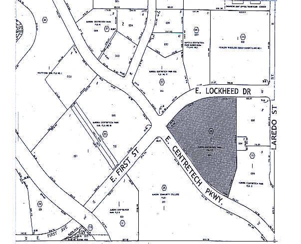 15955 E Centretech Pky, Aurora, CO for lease - Plat Map - Image 2 of 2