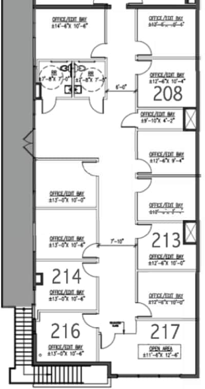 5815-5825 W Sunset Blvd, Hollywood, CA for lease Floor Plan- Image 1 of 1