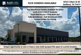 Plus de détails pour 4215 S Main St, Stafford, TX - Flex à vendre