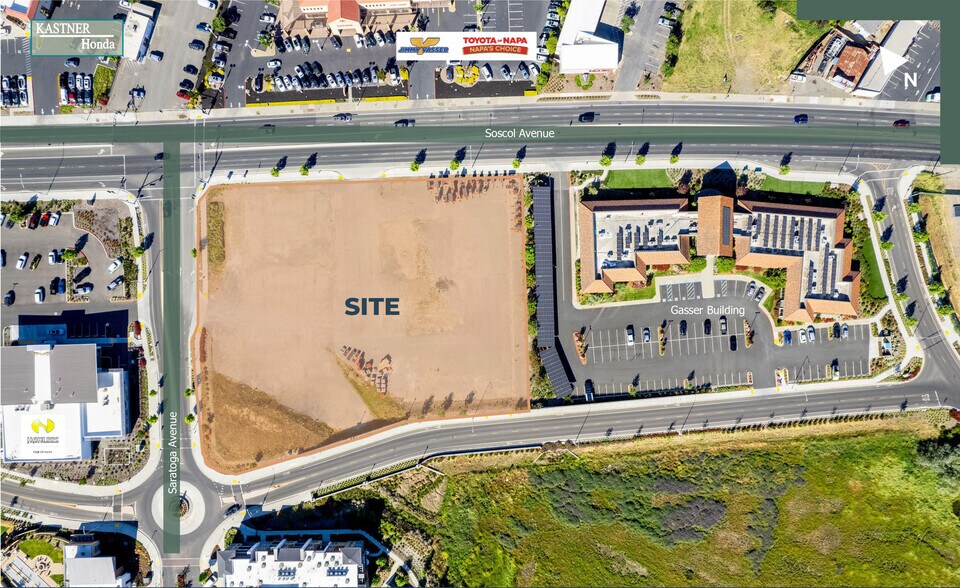 459 Soscol, Napa, CA à vendre - Aérien - Image 2 de 2