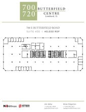 700 E Butterfield Rd, Lombard, IL à louer Plan d’étage- Image 1 de 1