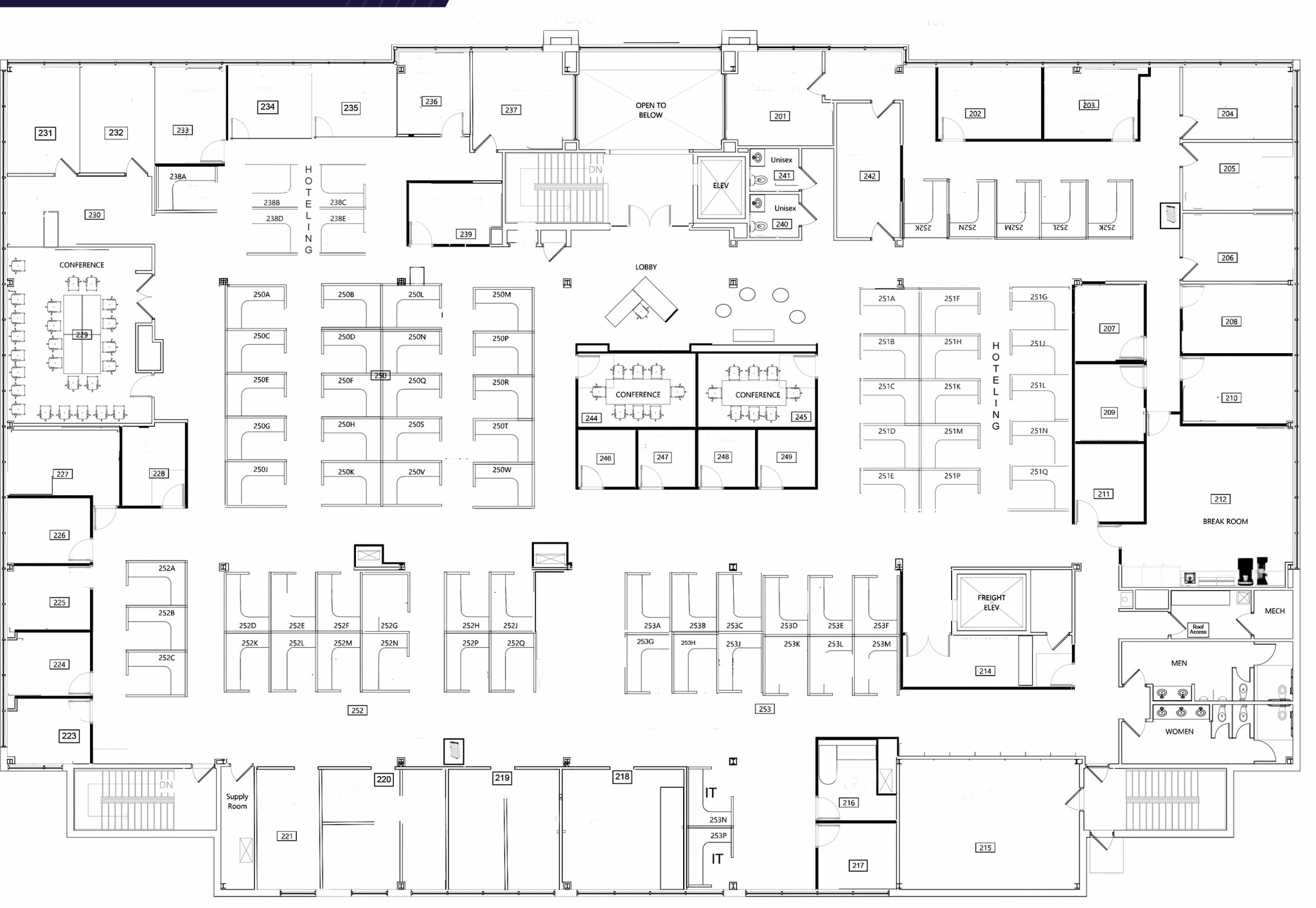 100 Avon St, Charlottesville, VA à louer Plan d’étage- Image 1 de 8