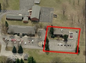 7750 S Madison Ave, Indianapolis, IN - AERIAL  map view