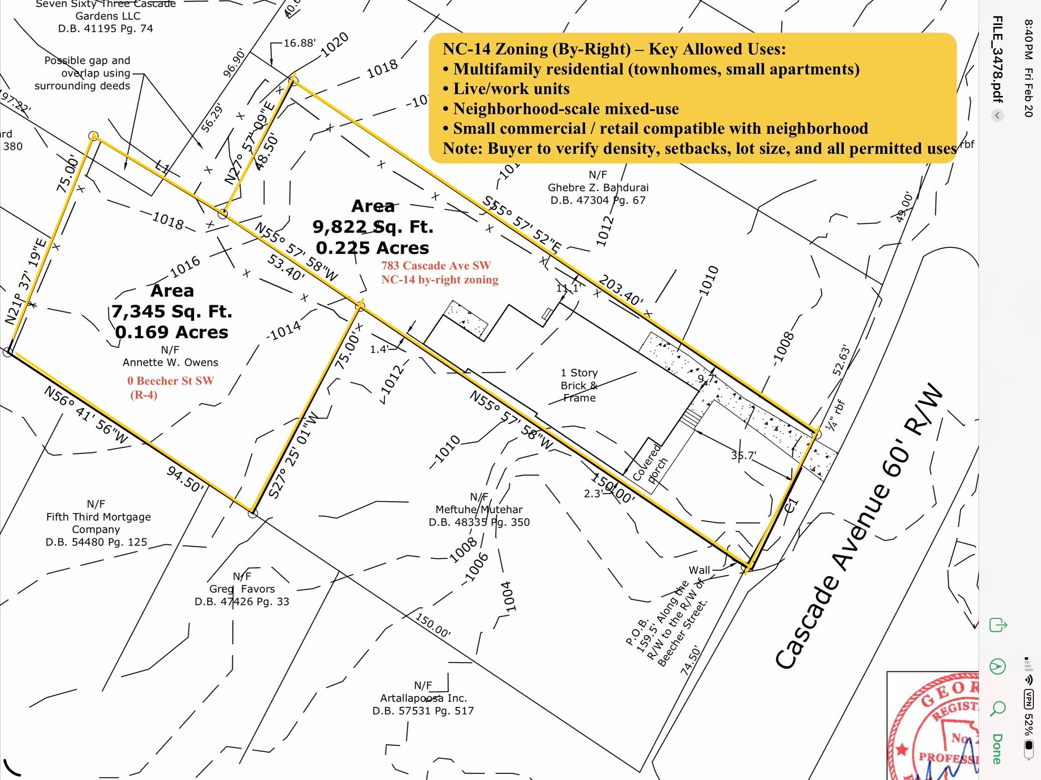 783 Cascade Ave SW, Atlanta, GA à vendre Photo principale- Image 1 de 23
