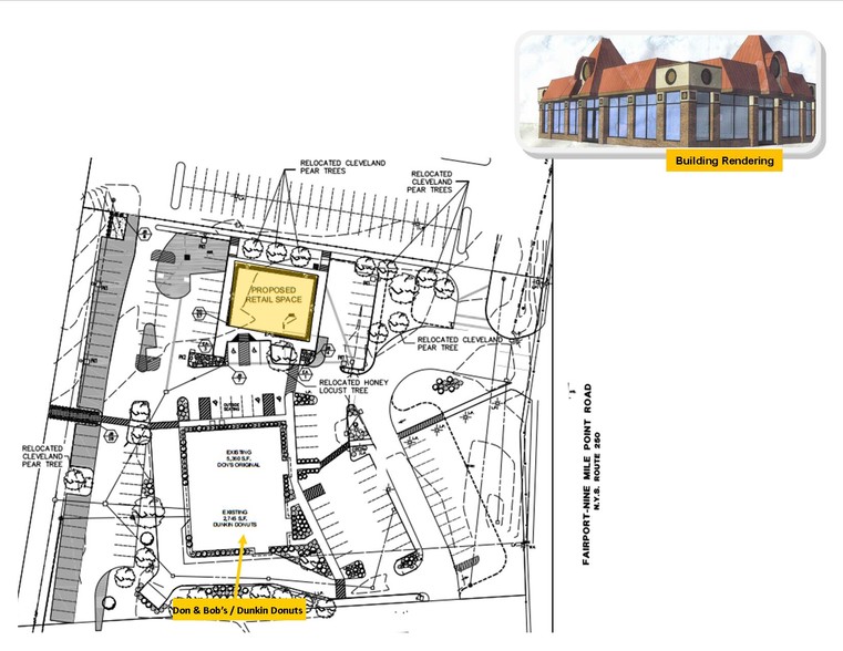 2055 Fairport Nine Mile Point Rd, Penfield, NY for lease - Site Plan - Image 2 of 2